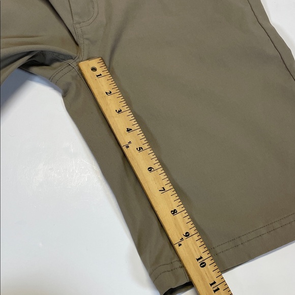 Prana Womens Khaki Hiking Shorts Size 8 Outdoor Utility Casual - Picture 11 of 11